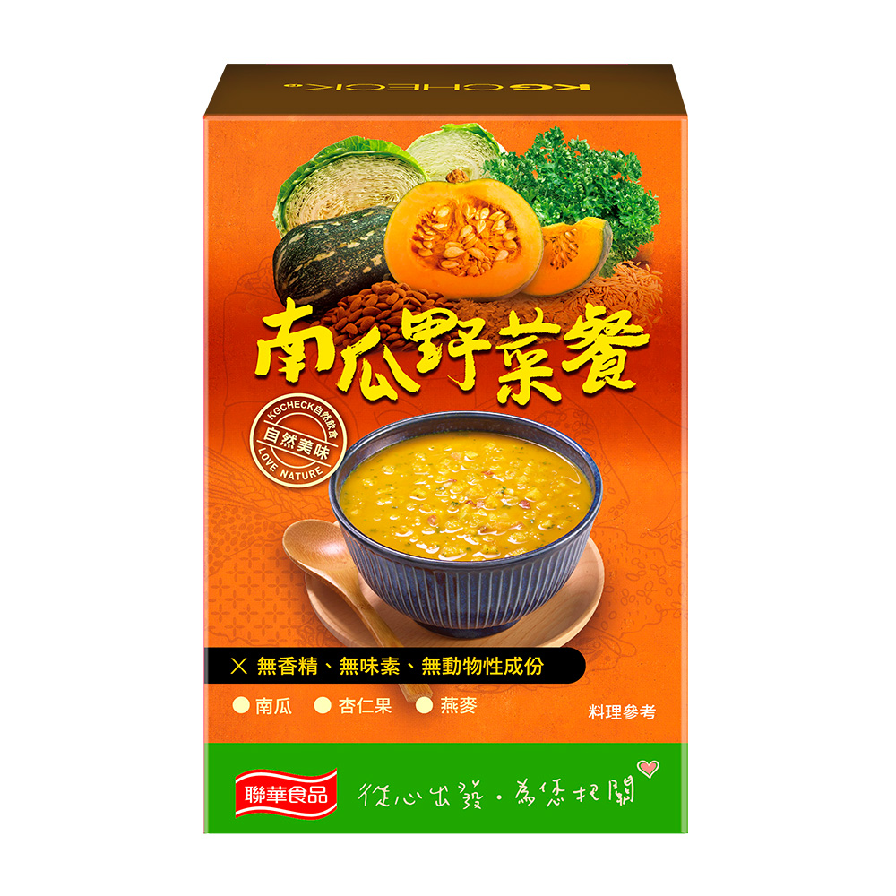 【聯華食品 KGCHECK】南瓜野菜餐(6包/盒)