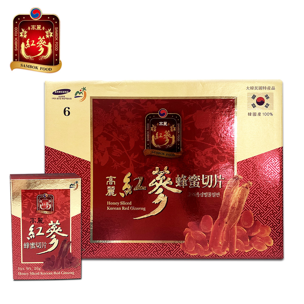 韓國高麗紅蔘正果禮盒(20gx6包/盒)