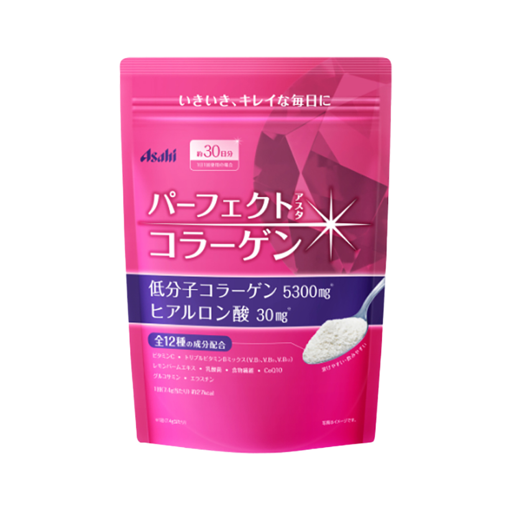 【日本 Asahi】朝日 膠原蛋白粉補充包225g(30日份/包)x3包