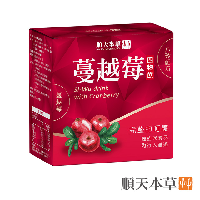 【順天本草】蔓越莓四物飲(50ml/6瓶/盒)