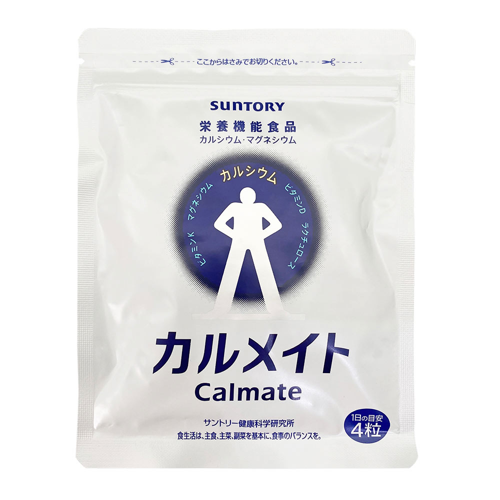 【三得利】Suntory Calmate 健鈣立錠(120錠/袋)