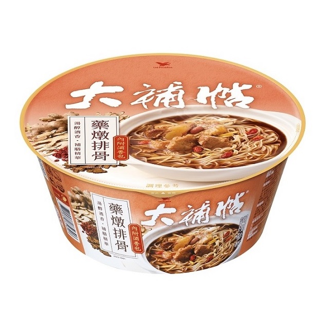 【大補帖 】藥燉排骨細麵碗235g*6入/箱