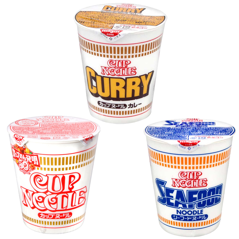 日清食品 中杯麵 任選6入 (海鮮/醬油/咖哩)