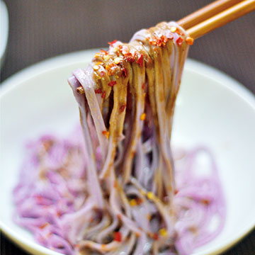 『森林麵食』 紫心番薯乾麵-道地沙茶(4包入)