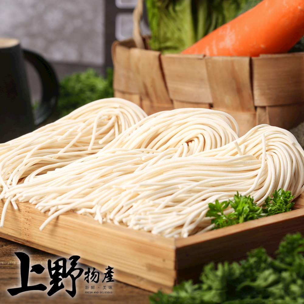 【上野物產】台灣製 大豆麵(60g±10%/包) x10包