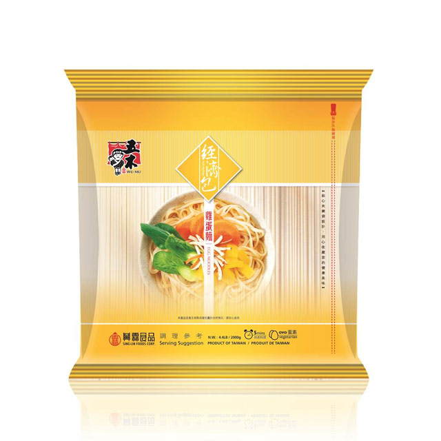 五木 經濟包-雞蛋麵 (2000公克)