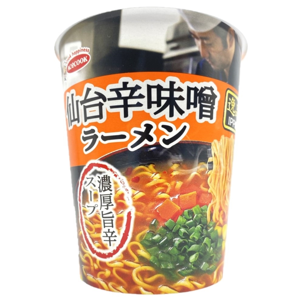 【Acecook】逸品杯麵-仙台辛味噌風味 73g x12碗(箱)