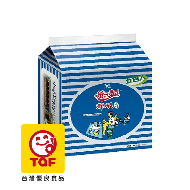統一麵 鮮蝦風味(5袋/包)x4