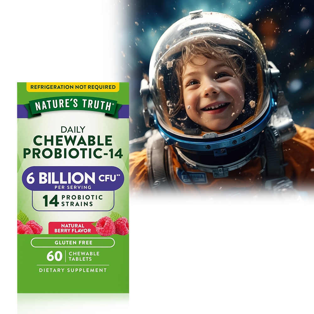 綠萃淨 兒童ProBio-14益生菌口含錠(60錠/瓶)