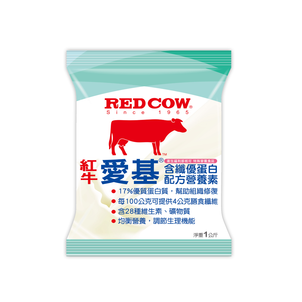 【紅牛】愛基含纖優蛋白配方營養素(1kg)
