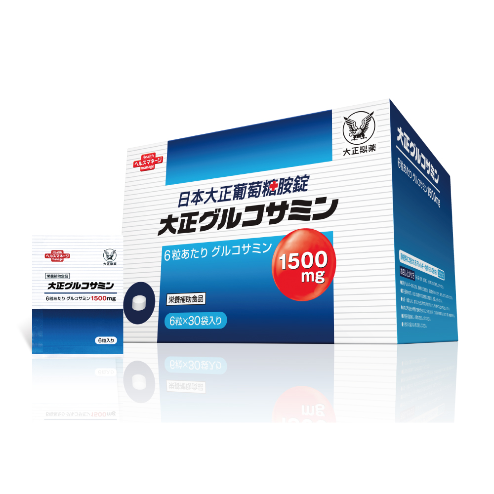 日本大正葡萄糖胺錠(6錠*30包)x3