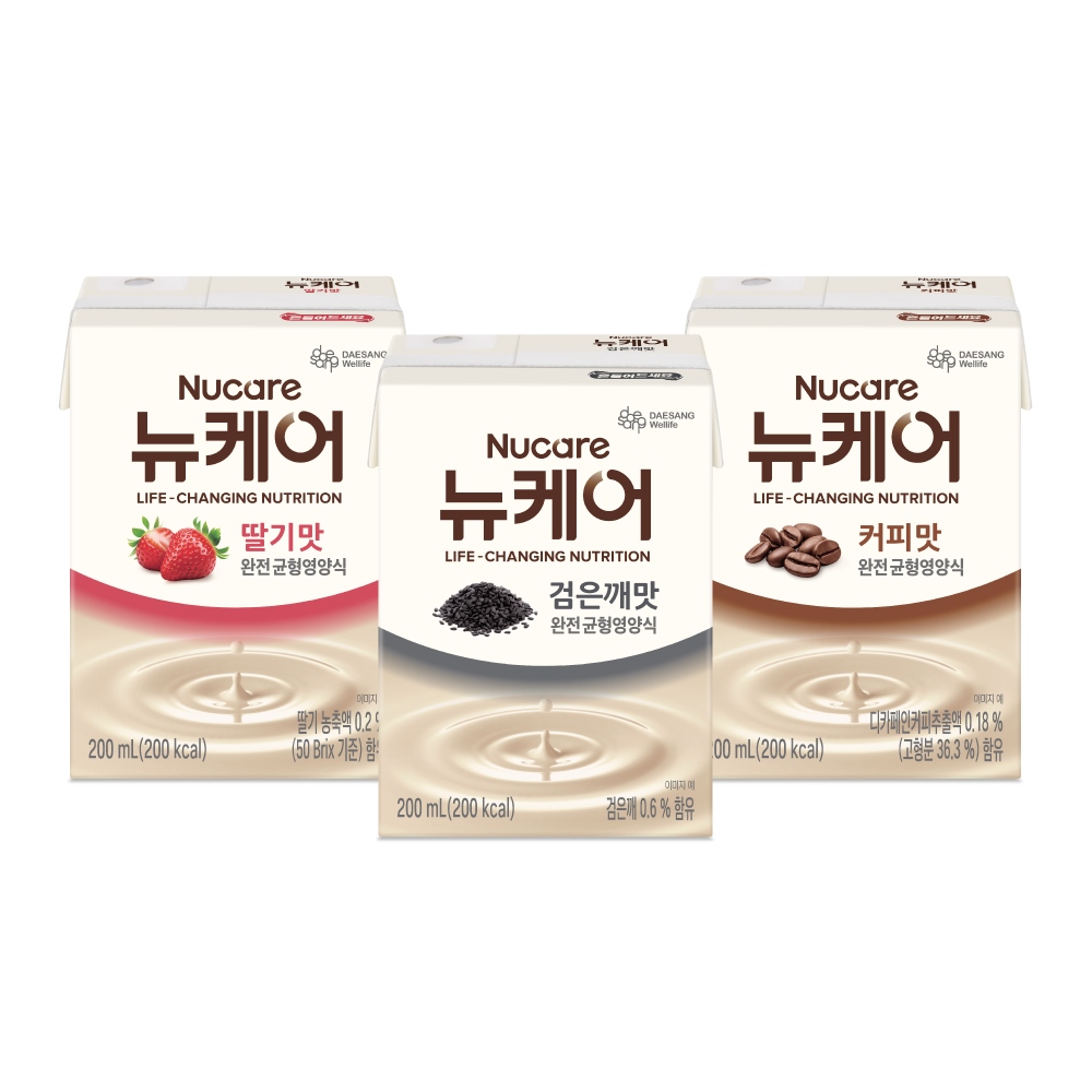 NUCARE 可倍力 營養飲-咖啡/草莓/黑芝麻 (200ml/30瓶/箱)