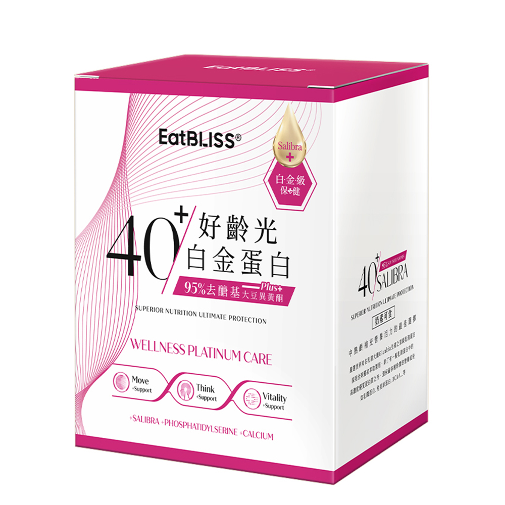 【Eatbliss益比喜】好齡光白金蛋白-大豆異黃酮plus(10包/盒)