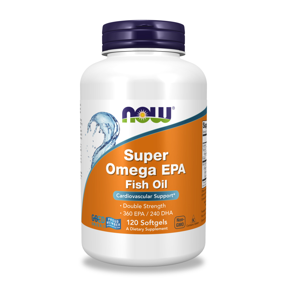 【NOW】超級EPA魚油膠囊1瓶(120顆)