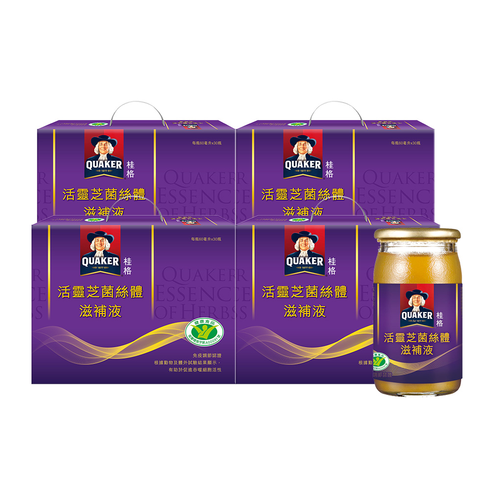 《桂格》活靈芝(30入) x4盒