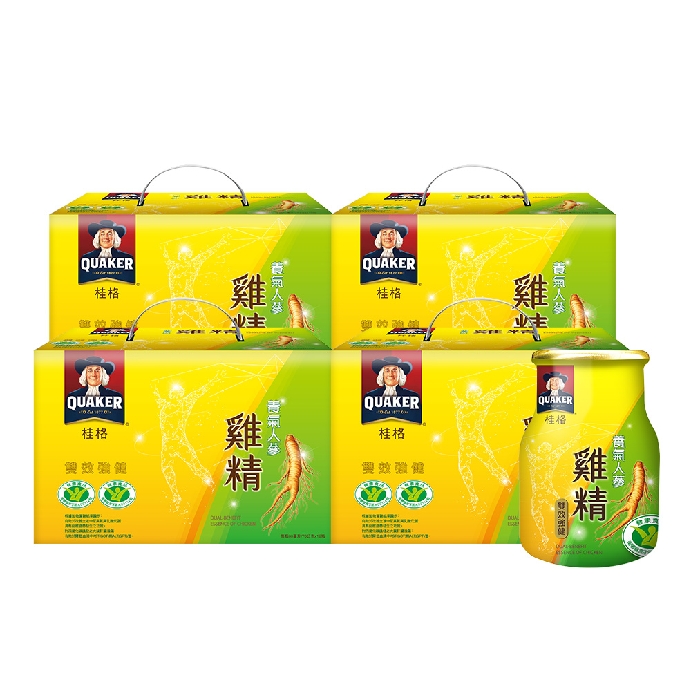 《桂格》養氣人參雞精禮盒(68ml*8入) x4