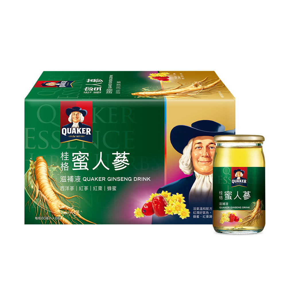 《桂格》養氣蜜人參滋補液(60ml*6入)