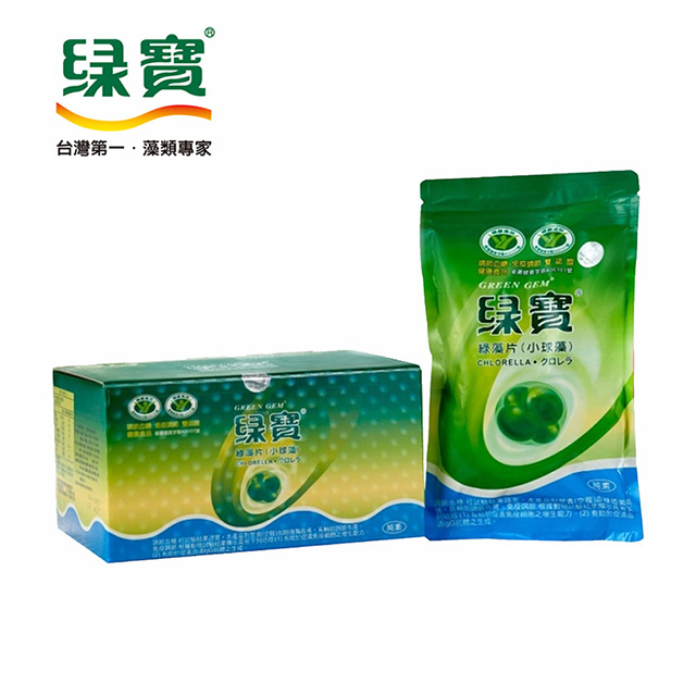 【綠寶】台灣綠藻健字號 綠藻片(4000粒/盒)