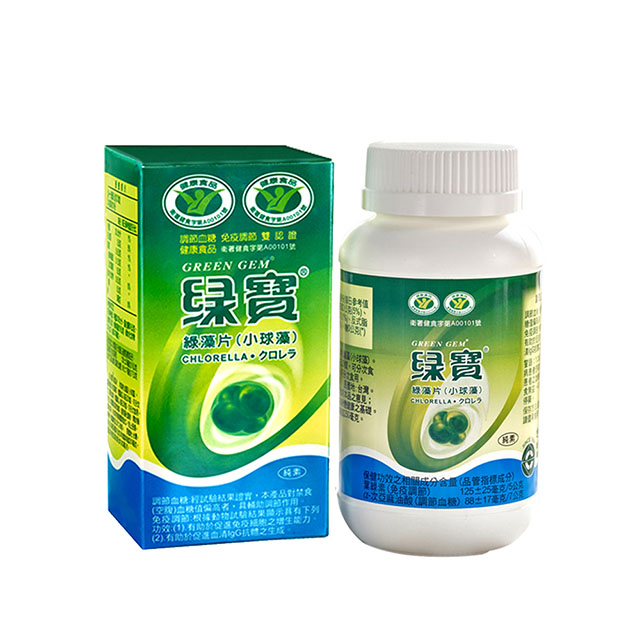 台灣綠藻【綠寶】健字號綠藻片(360粒/瓶)