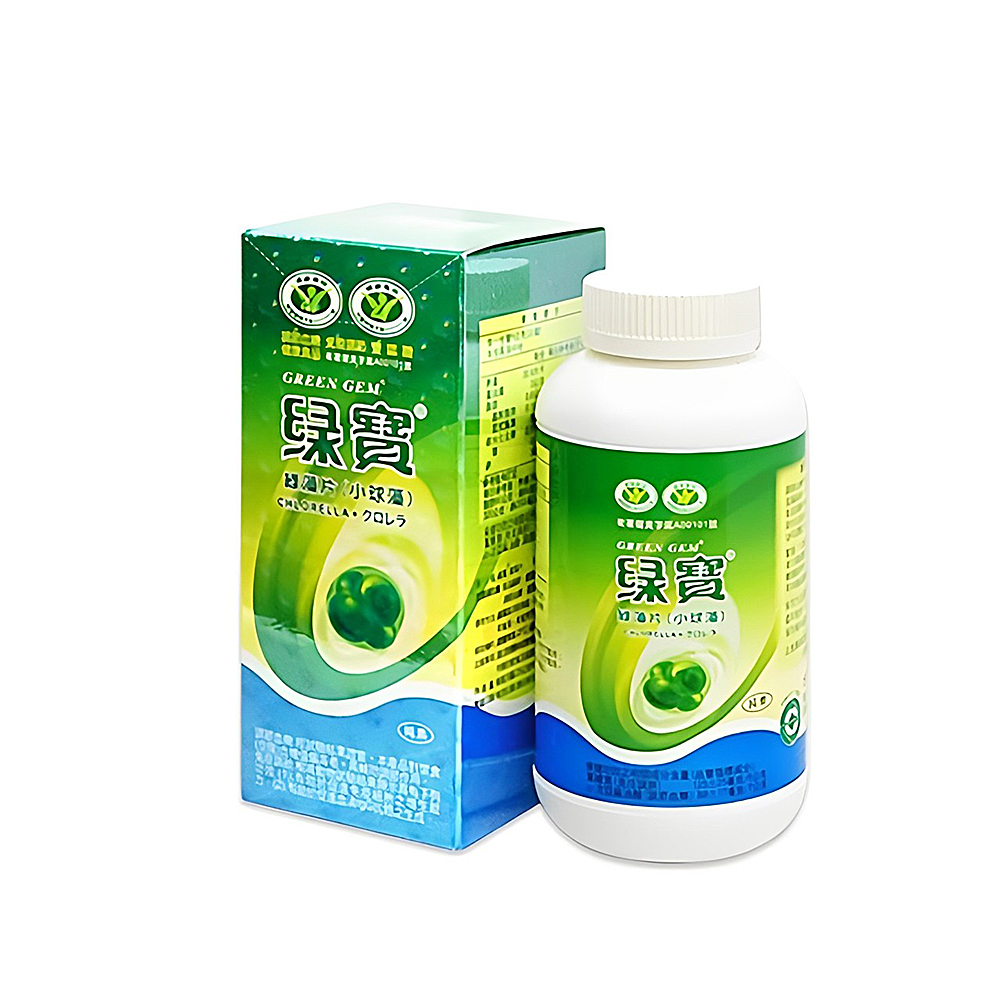 台灣綠藻【綠寶】健字號綠藻片(900粒/瓶)