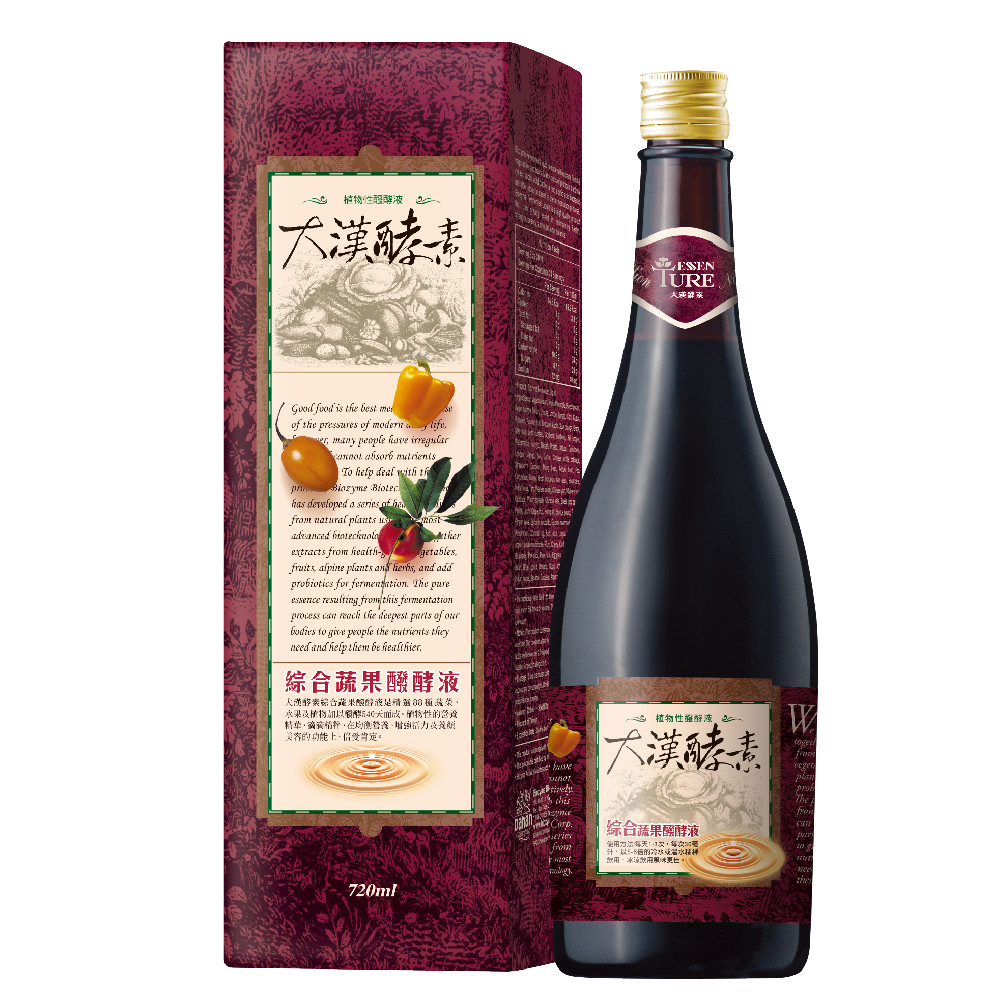 【大漢酵素】綜合蔬果醱酵液720mlx1