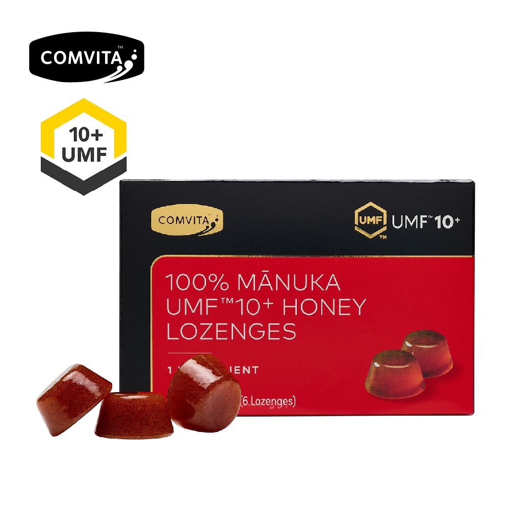 壽滿趣 Comvita康維他紐西蘭100%UMF10+麥蘆卡蜂蜜喉糖(3gx6顆/盒)