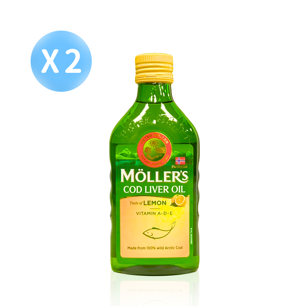 【睦樂 Mollers】 睦樂北極鱈魚肝油 侯麗芳代言 250ml*2瓶 (共500ml)