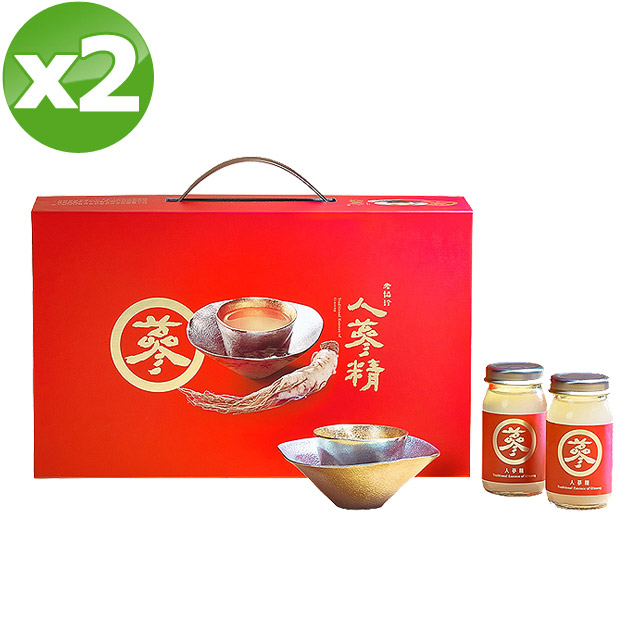 【老協珍】人參精禮盒 (60ml x14入/盒) x2