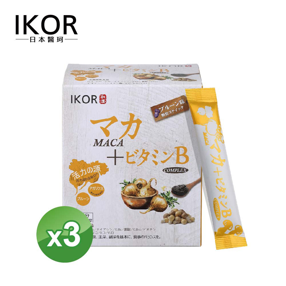 【IKOR】和漢瑪卡BB顆粒食品30袋x3盒