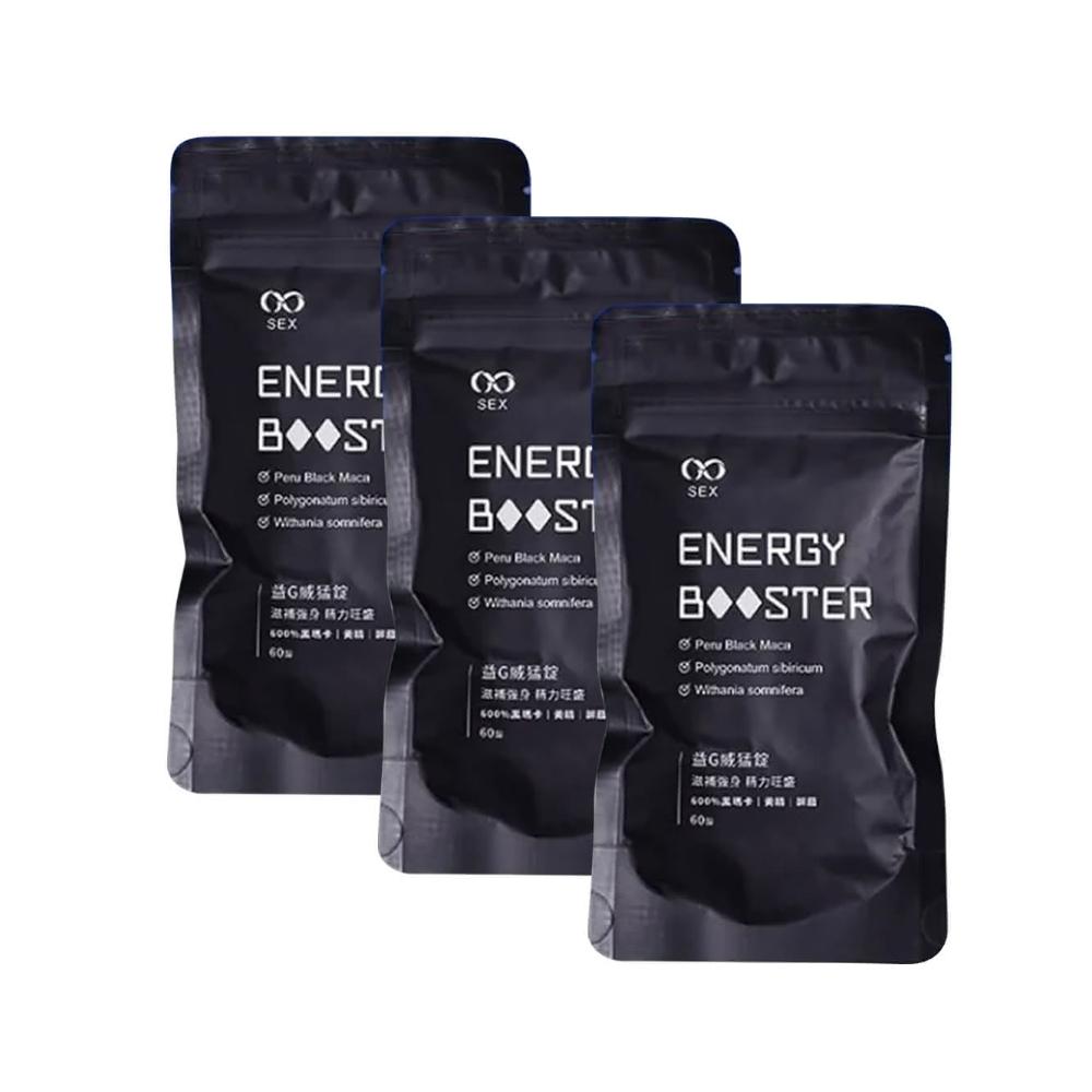 ( 三入組 ) GSEX 瑪卡 Energy Booster 益G 威猛錠 60顆入( 1G推薦 )