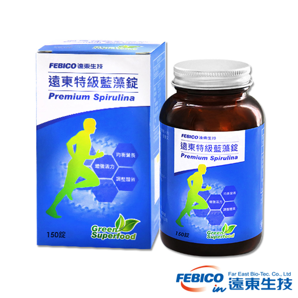 【遠東生技】特級藍藻錠(螺旋藻)500mg*150錠/瓶