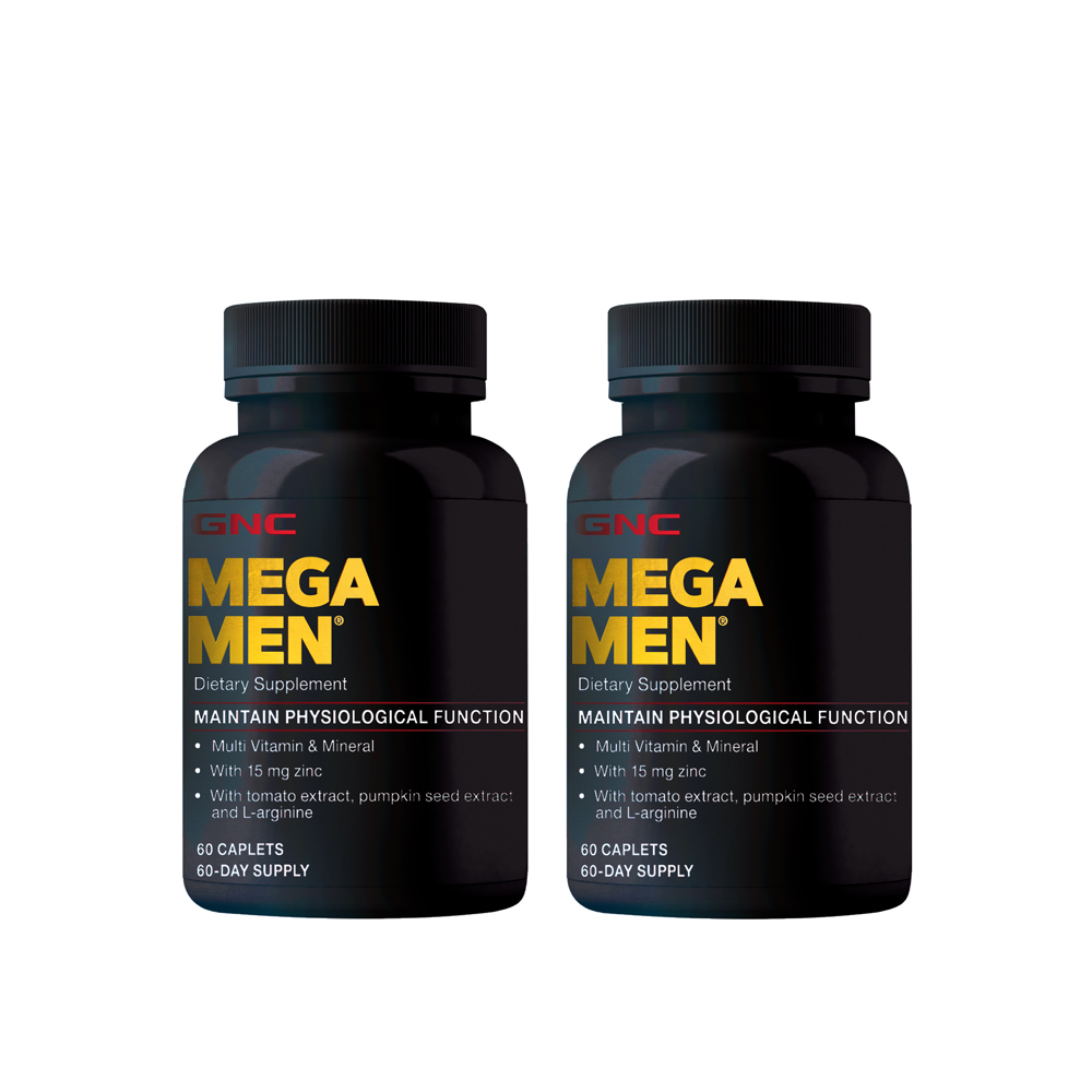 GNC健安喜男性綜合維生素食品錠(60錠/盒)x2入組 26種精華營養補給 全方位營養打底配方 調節生理機能