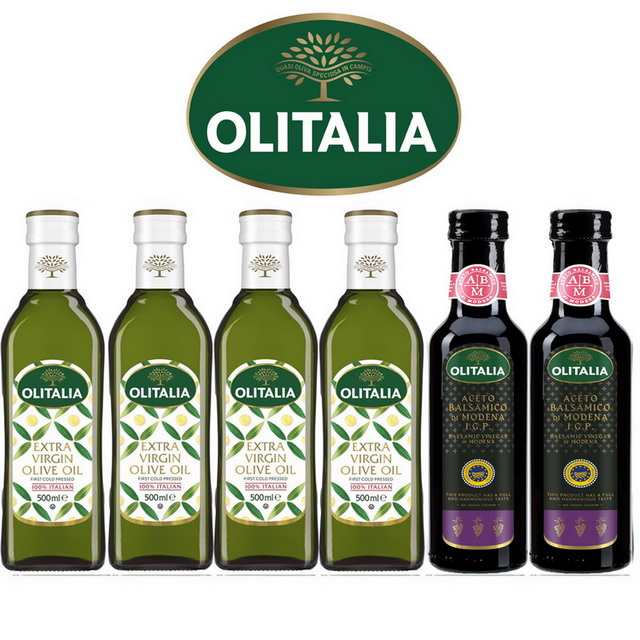 【Olitalia 奧利塔】義大利油醋醬(經典料理組)