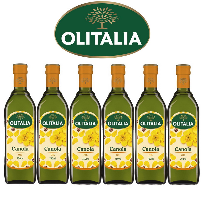 Olitalia奧利塔頂級芥花油禮盒組(750mlx6瓶)