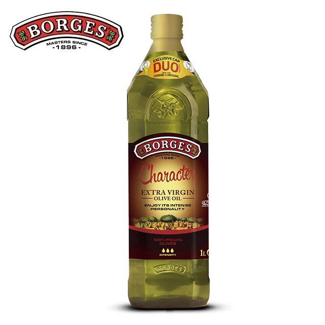 《西班牙BORGES》百格仕單一品種畢夸爾橄欖油1L