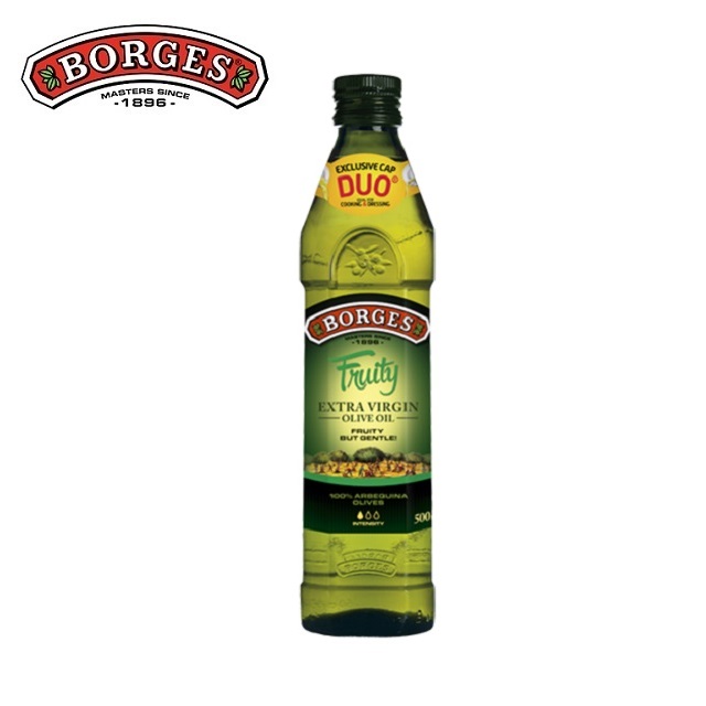 《西班牙BORGES》百格仕單一品種阿爾貝吉納Arbequina頂級橄欖油500ml