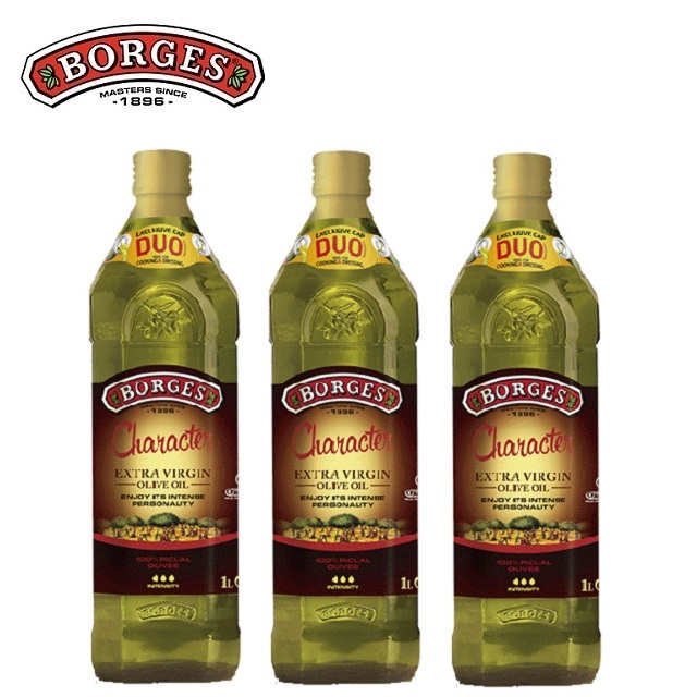 《西班牙BORGES》百格仕畢夸爾頂級橄欖油1Lx3瓶
