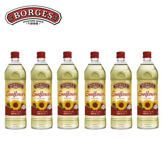 《西班牙BORGES》百格仕葵花油1Lx6瓶