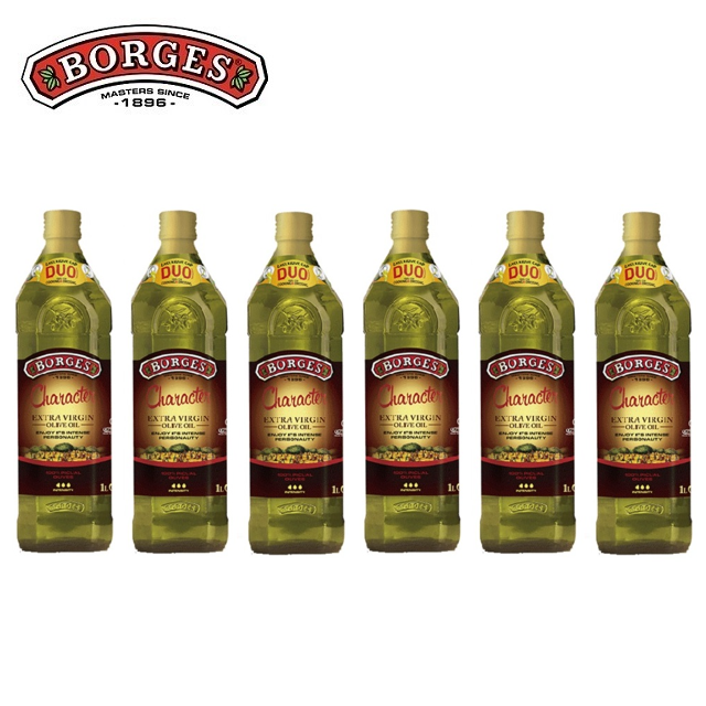 《西班牙BORGES》百格仕畢夸爾頂級橄欖油1Lx6瓶