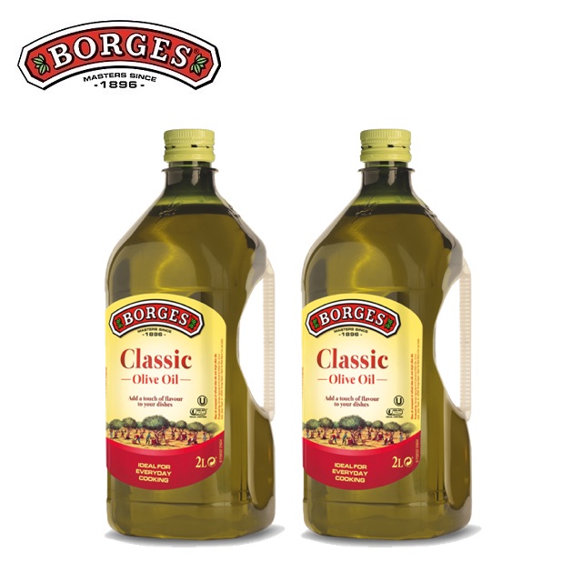 《西班牙BORGES》百格仕中味橄欖油2Lx2瓶