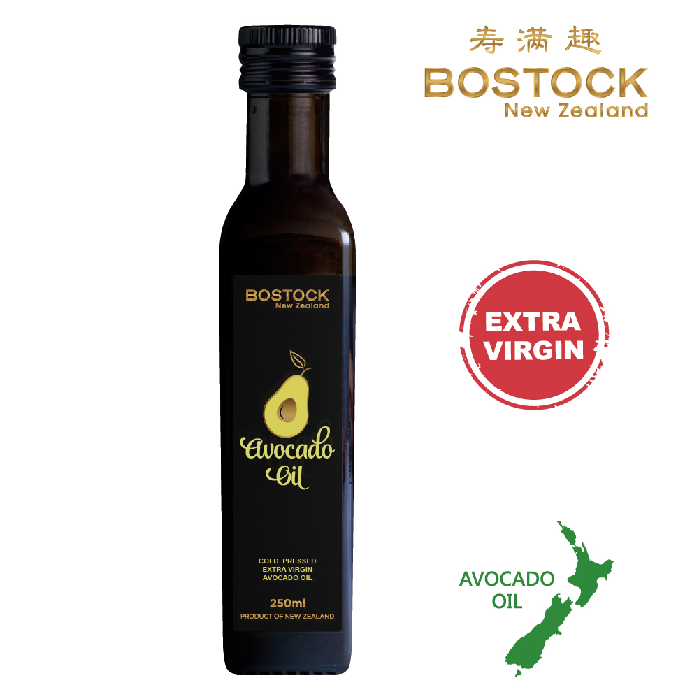 【壽滿趣- Bostock】頂級冷壓初榨酪梨油(250ml 單瓶散裝)