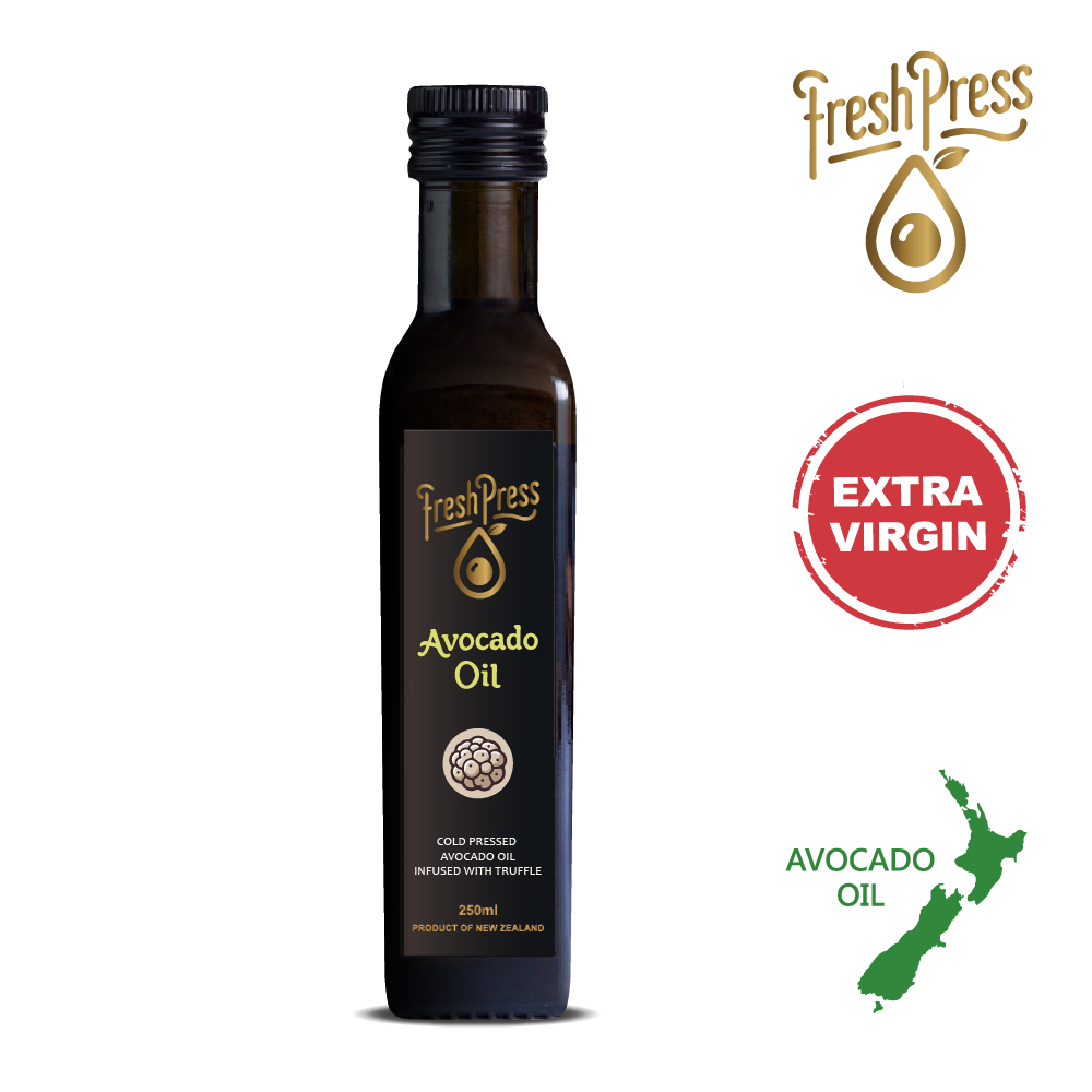 【壽滿趣-FreshPress】紐西蘭頂級冷壓初榨松露風味酪梨油(250ml)