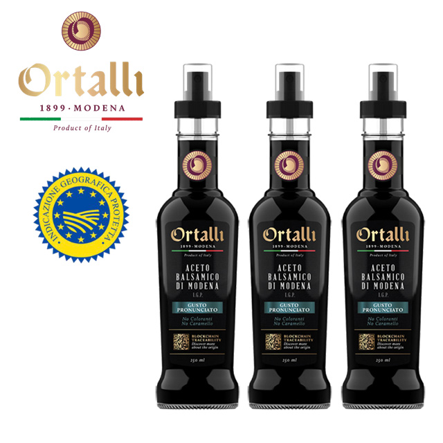 《義大利Ortalli》頂級巴薩米克醋x3瓶