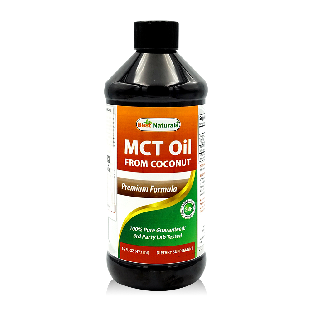 美國【BEST NATURALS】中鏈MCT油 (C8，C10)1瓶 (473ml/瓶) 生酮、防彈飲食、防彈咖啡
