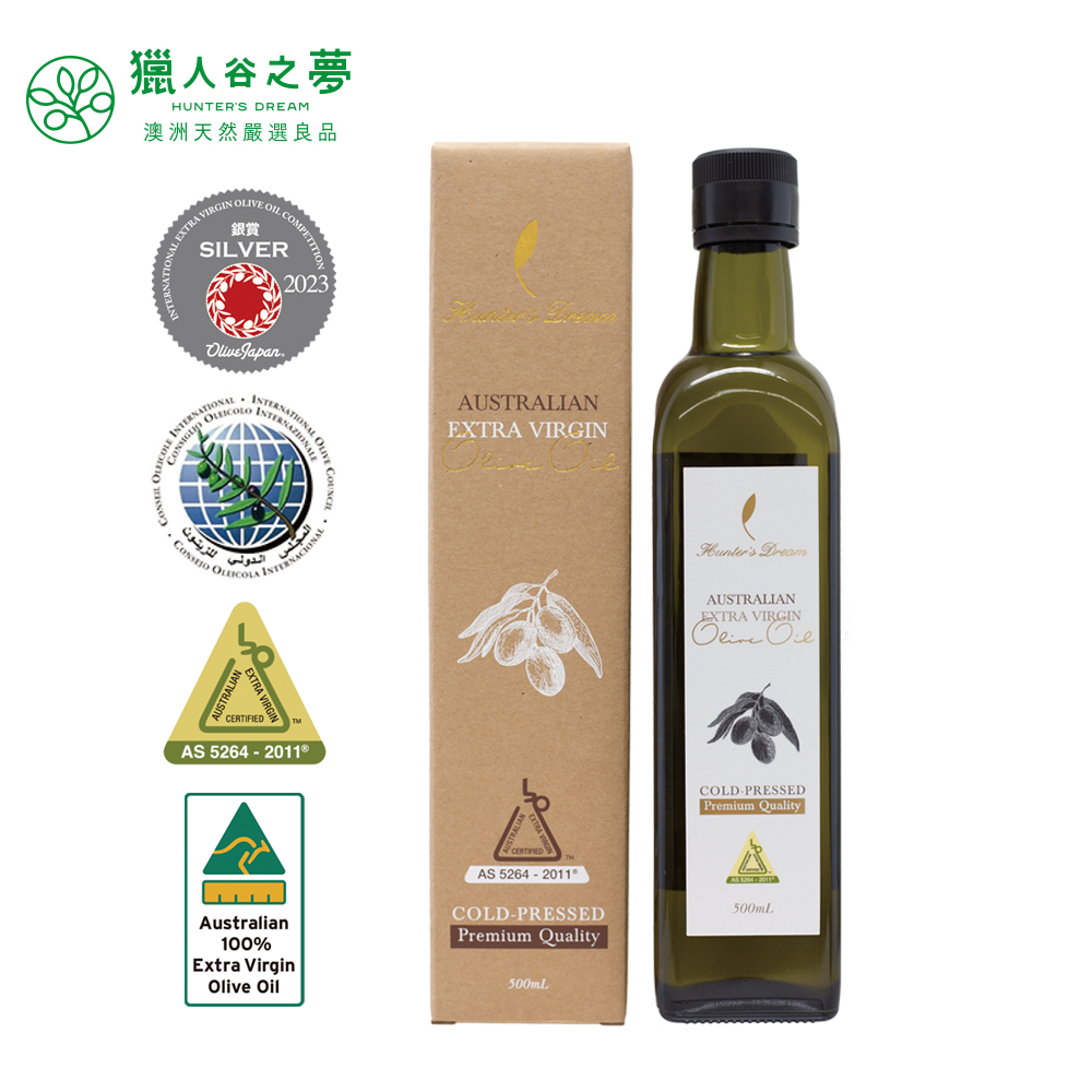 【Hunter‘s Dream 獵人谷之夢】澳洲天然特級初榨橄欖油(500ml)
