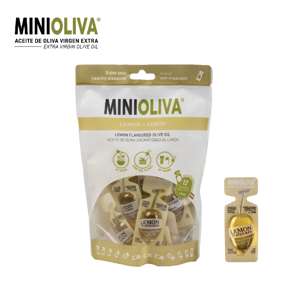 Minioliva 檸檬風味橄欖油隨身包 8ml*12入