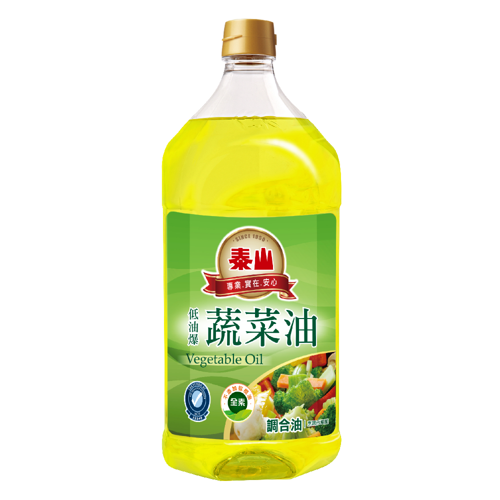 【泰山】低油爆蔬菜油 2L(國畫風限定版)