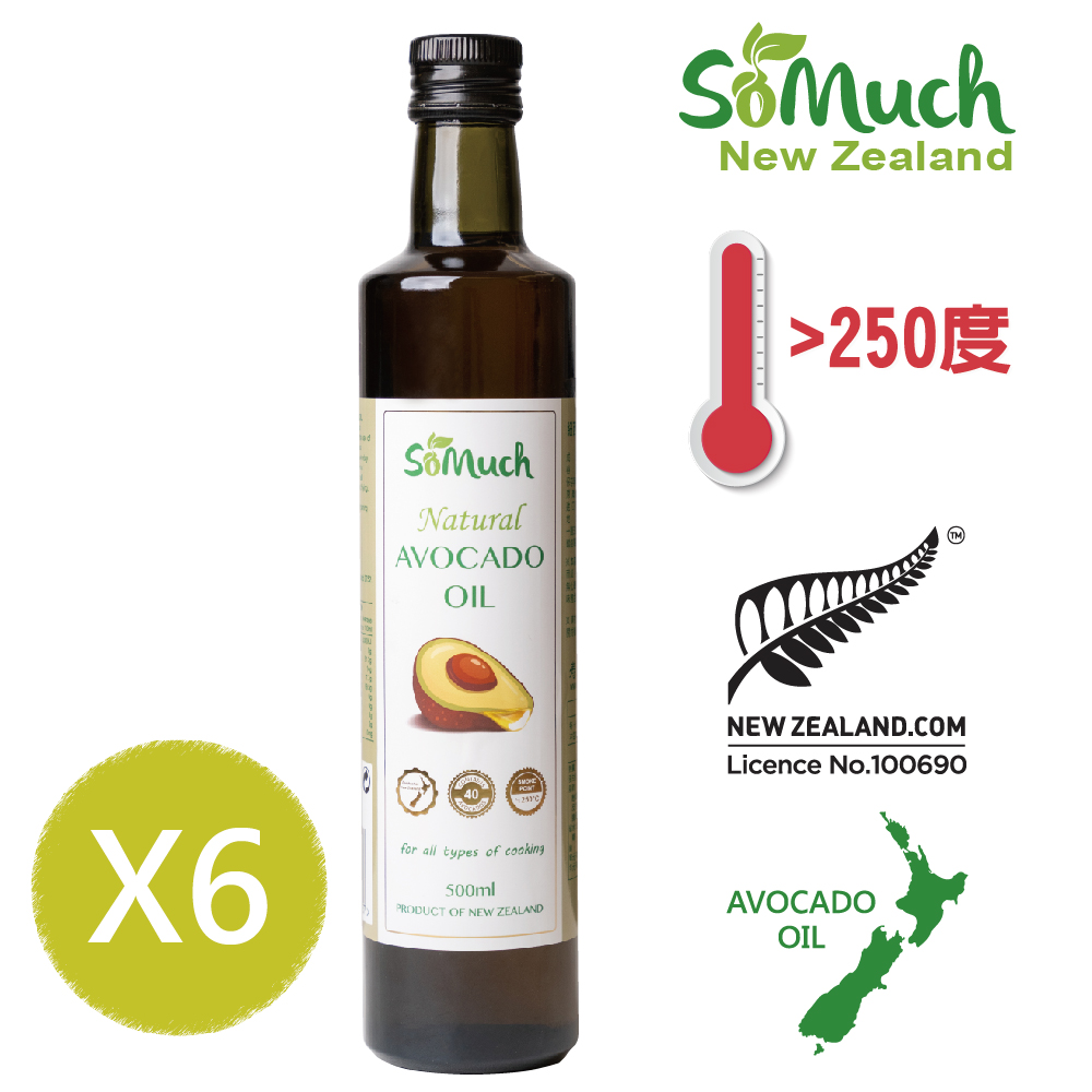 【壽滿趣-Somuch】頂級天然酪梨油(500mlx6)