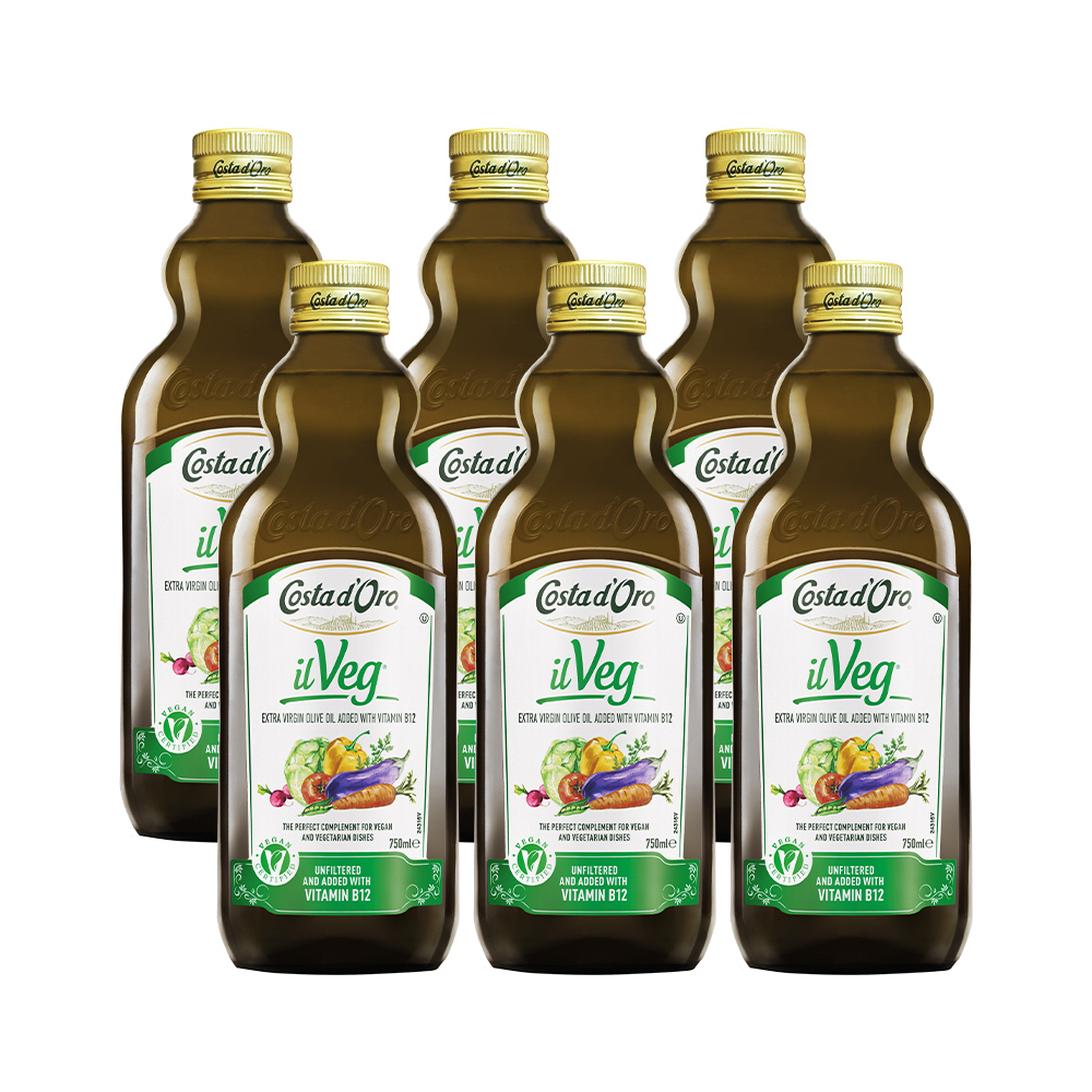 【Costa dOro 高士達】頂級冷壓初榨橄欖油-未過濾(750ml*6入)