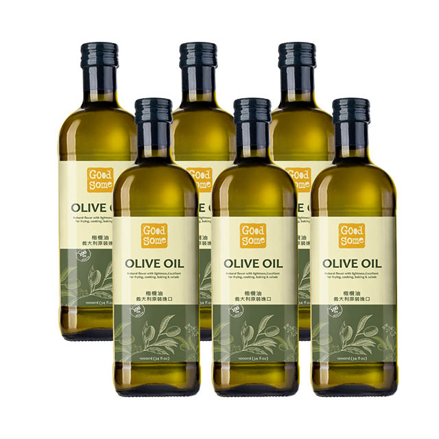 【GoodSome】義大利原裝進口橄欖油(1000ml*6入)